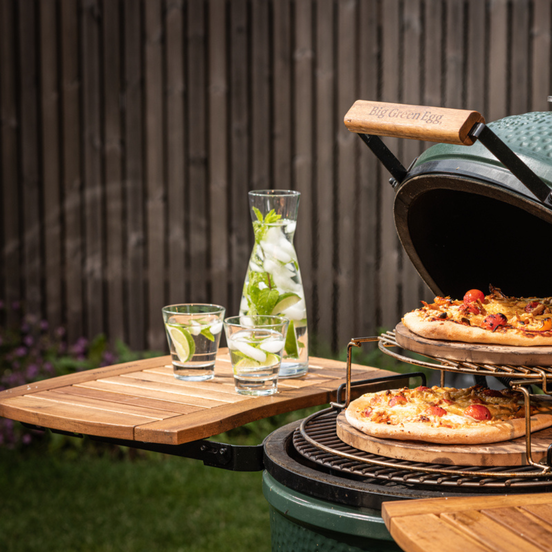 PROMO - Big Green Egg LARGE sur chariot + étagères OFFERTES