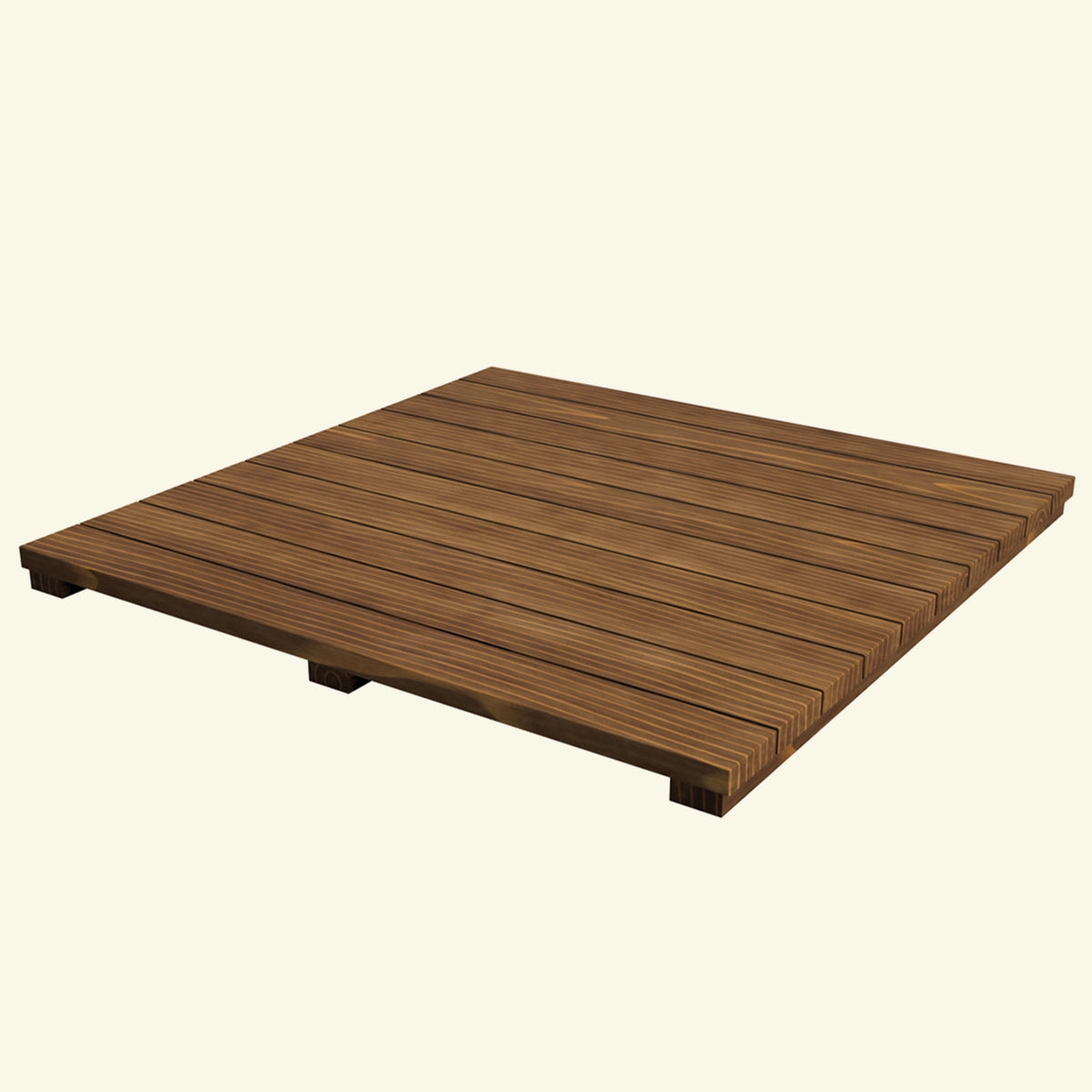 Meuble placard - plateau acacia et roues