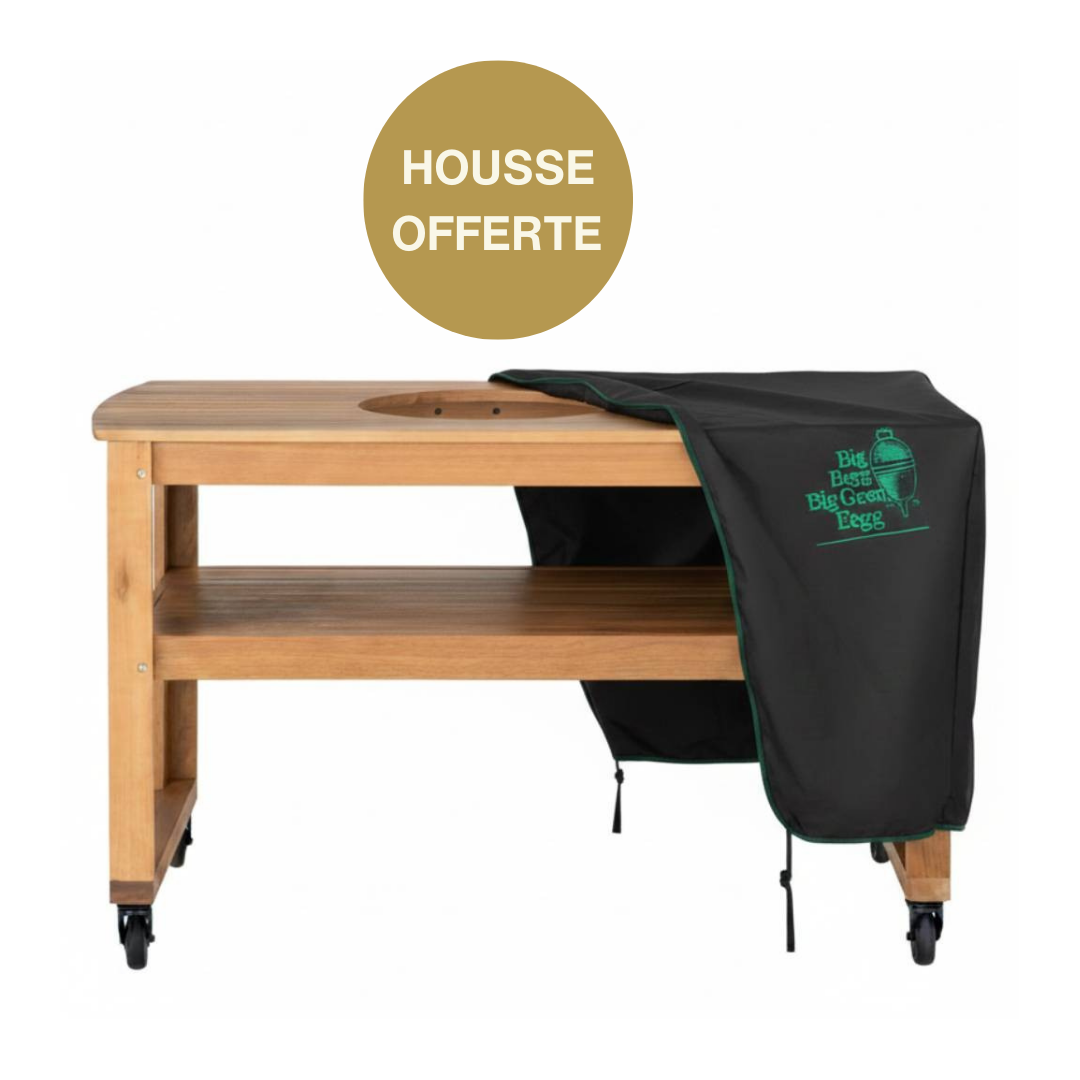 PROMO - Table eucalyptus pour EGG Large - Housse Offerte