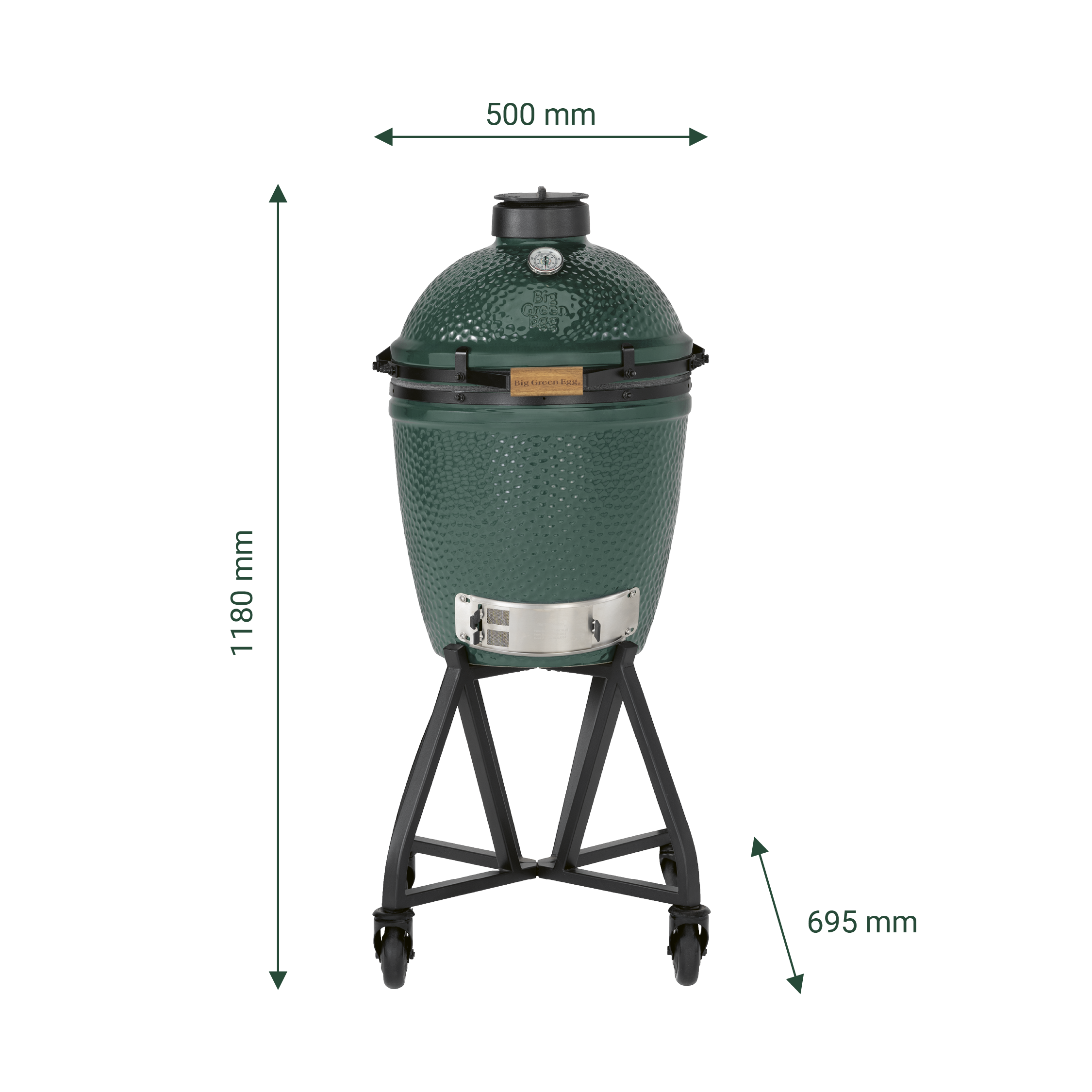 Pack Big Green Egg MEDIUM avec chariot - Promotion Noël