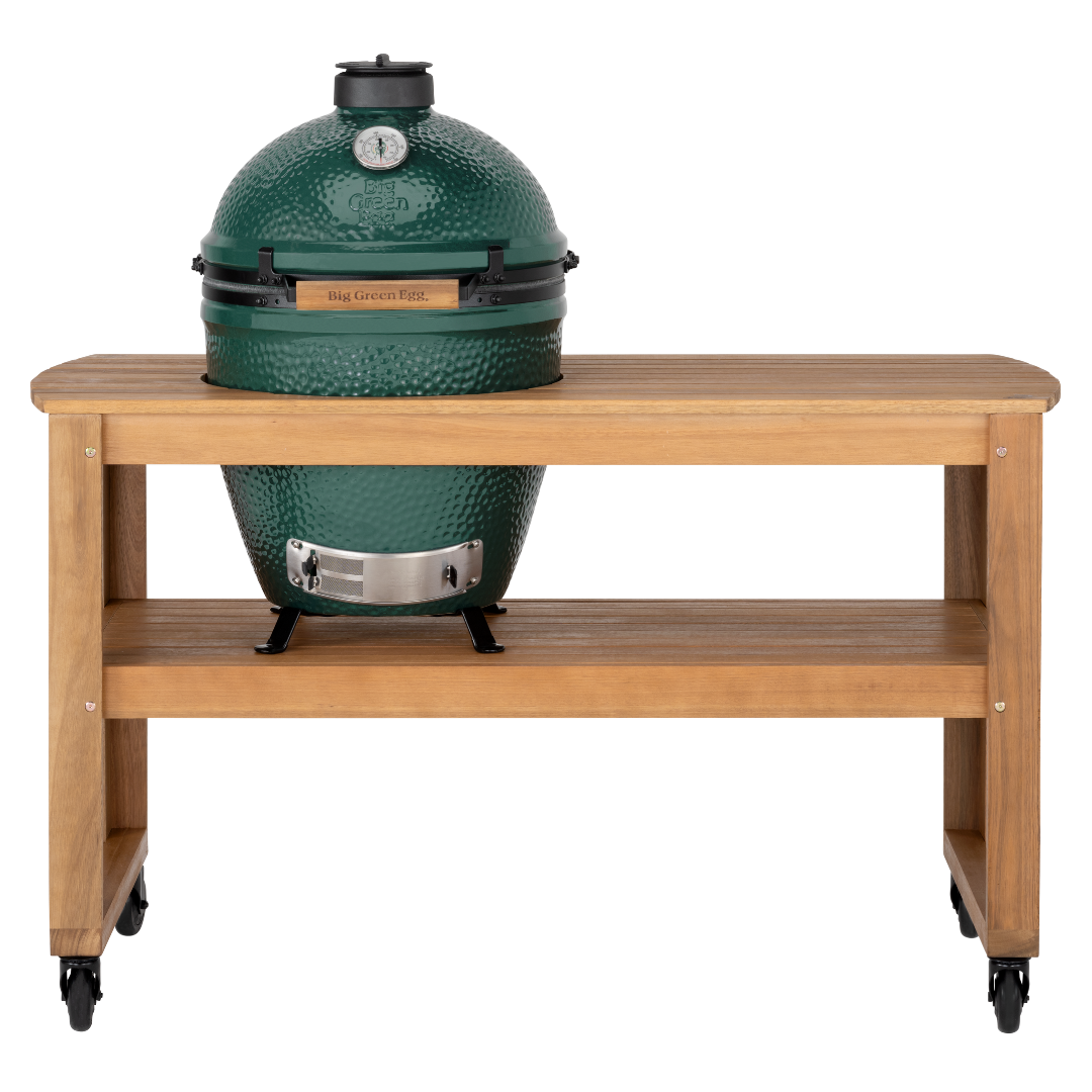 Pack Big Green Egg Large sur table eucalyptus