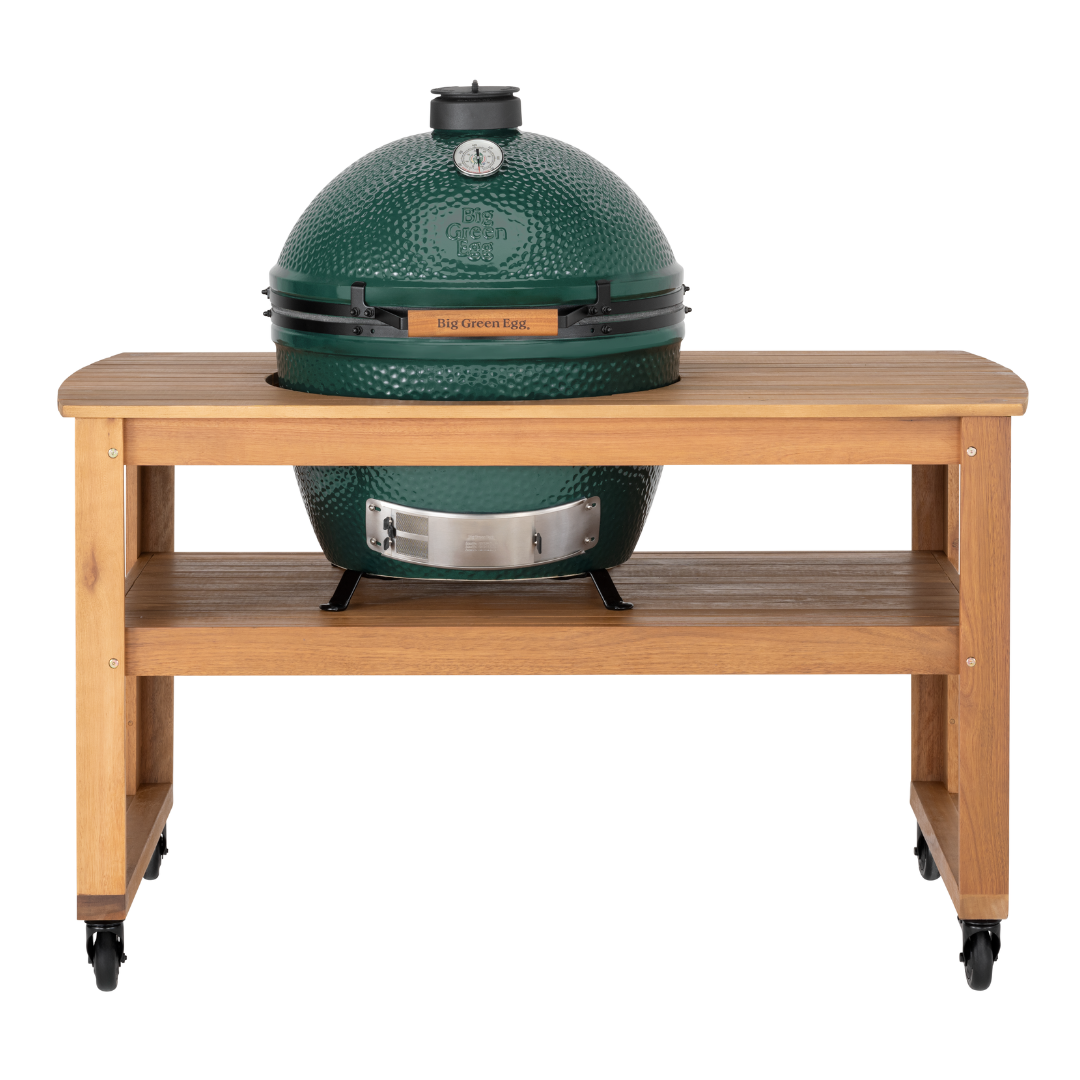 Pack Big Green Egg XL sur table eucalyptus