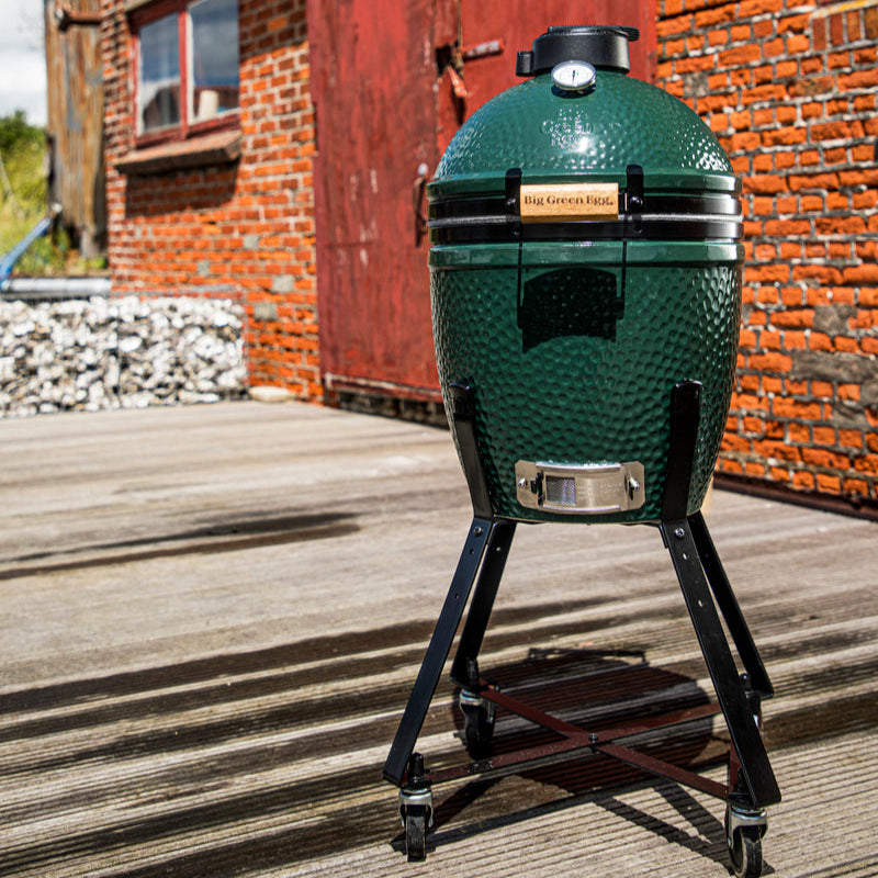 Pack Big Green Egg SMALL sur berceau à roulettes
