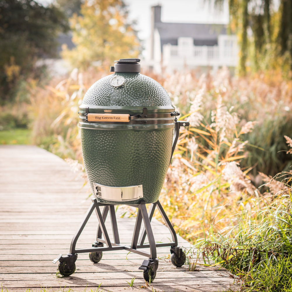 Pack Big Green Egg LARGE sur chariot à roulettes