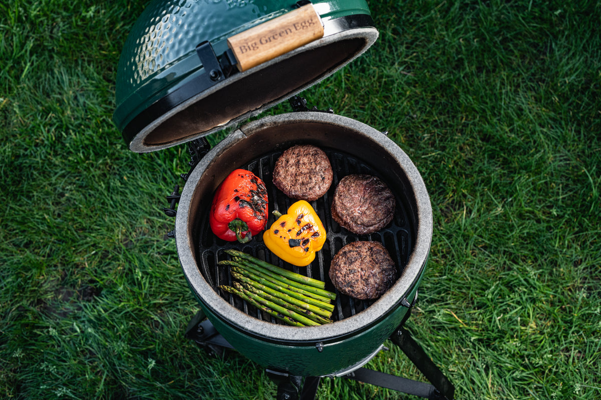 Pack Big Green Egg SMALL sur berceau à roulettes