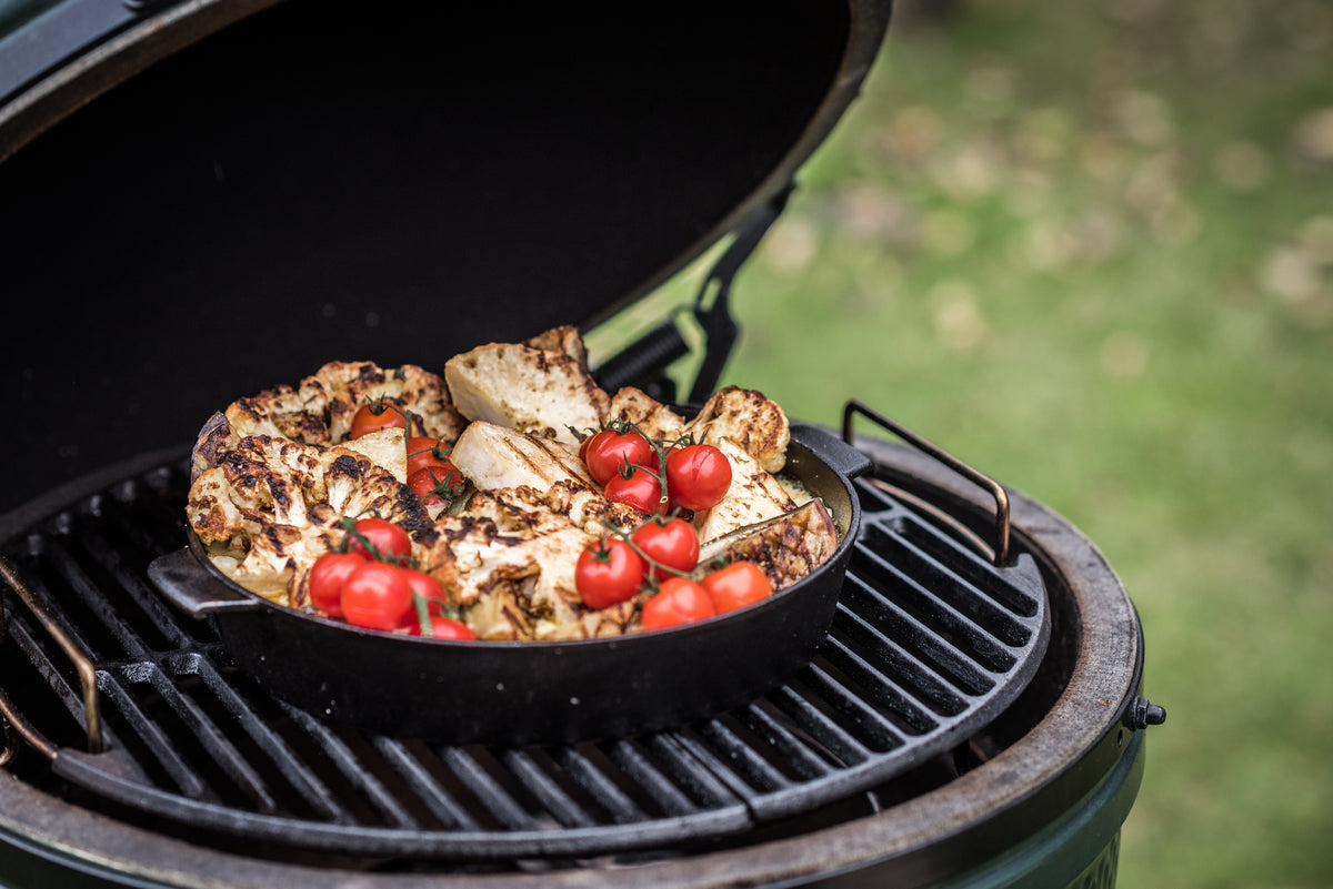 Pack Big Green Egg SMALL sur berceau à roulettes