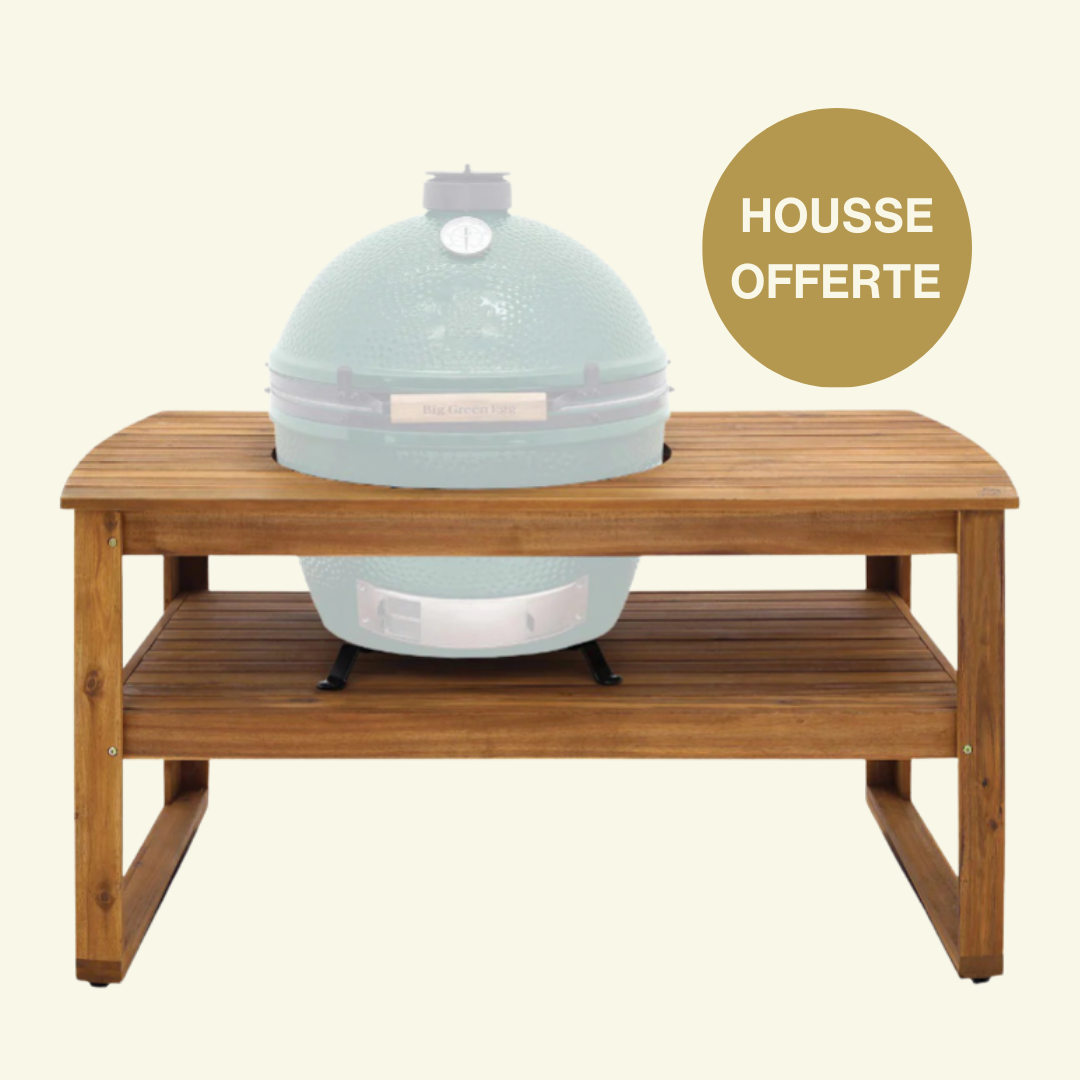 PROMO - Table eucalyptus pour EGG XLarge - Housse offerte