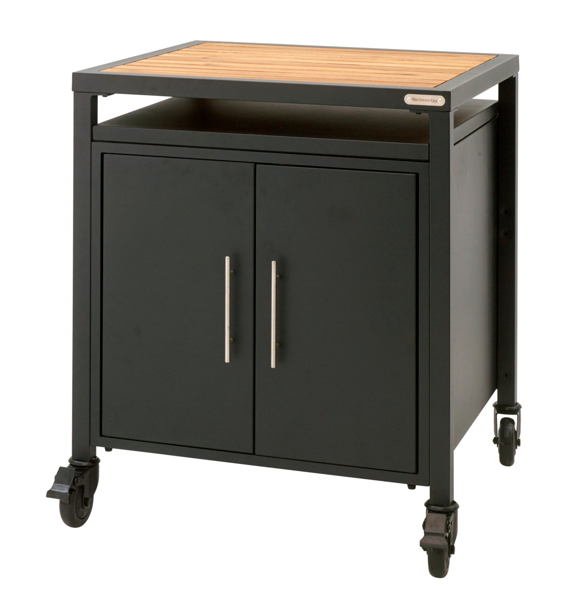 Pack Big Green Egg XL sur table modulaire et son meuble placard