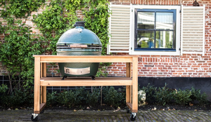 Big green egg avec table acacia