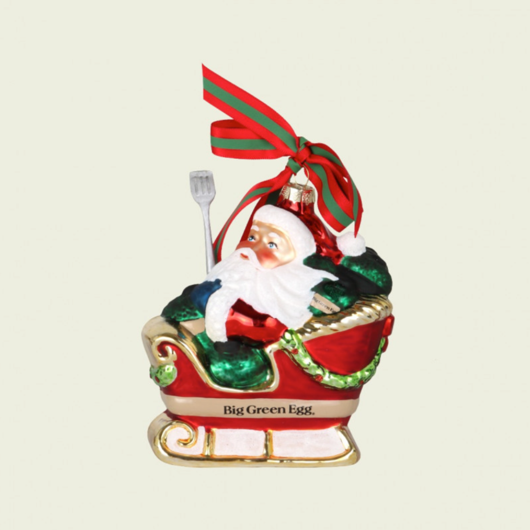 Boule de Noël Santa Klaus Big Green Egg