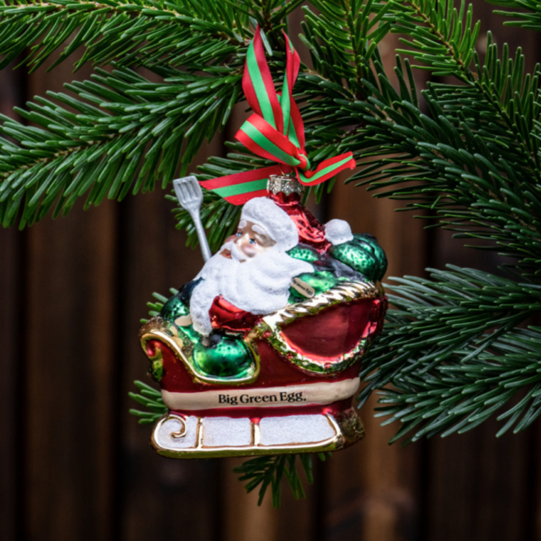 Boule de Noël Santa Klaus Big Green Egg