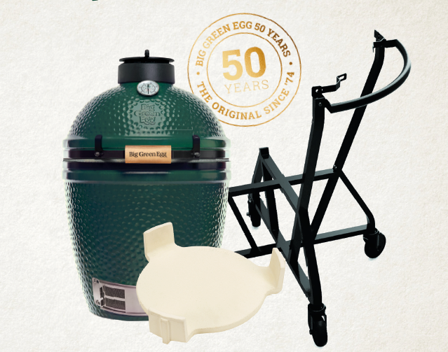 Promo 50 ans - Pack Big Green Egg MEDIUM avec chariot
