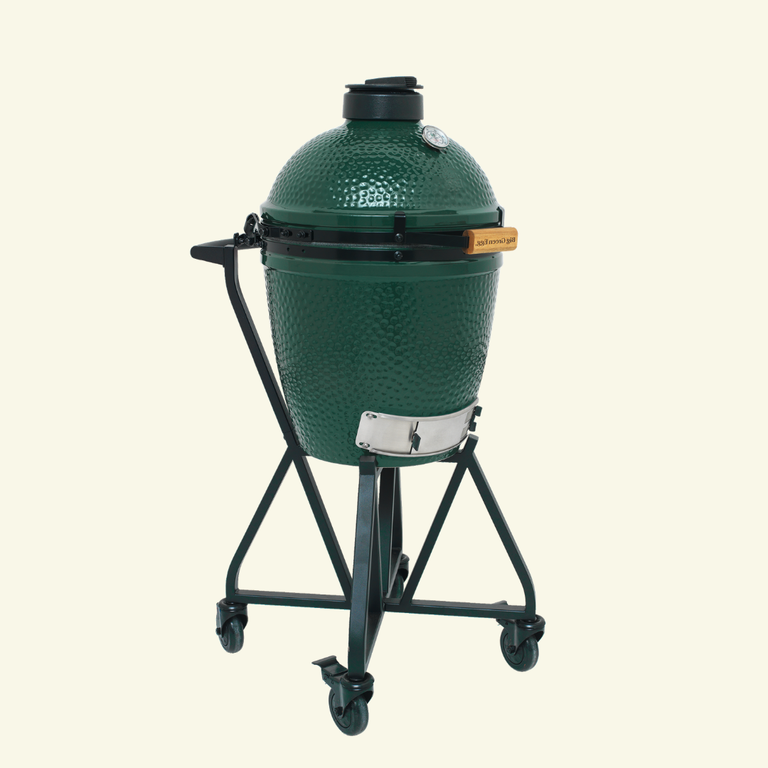 Pack Big Green Egg MEDIUM sur chariot à roulettes