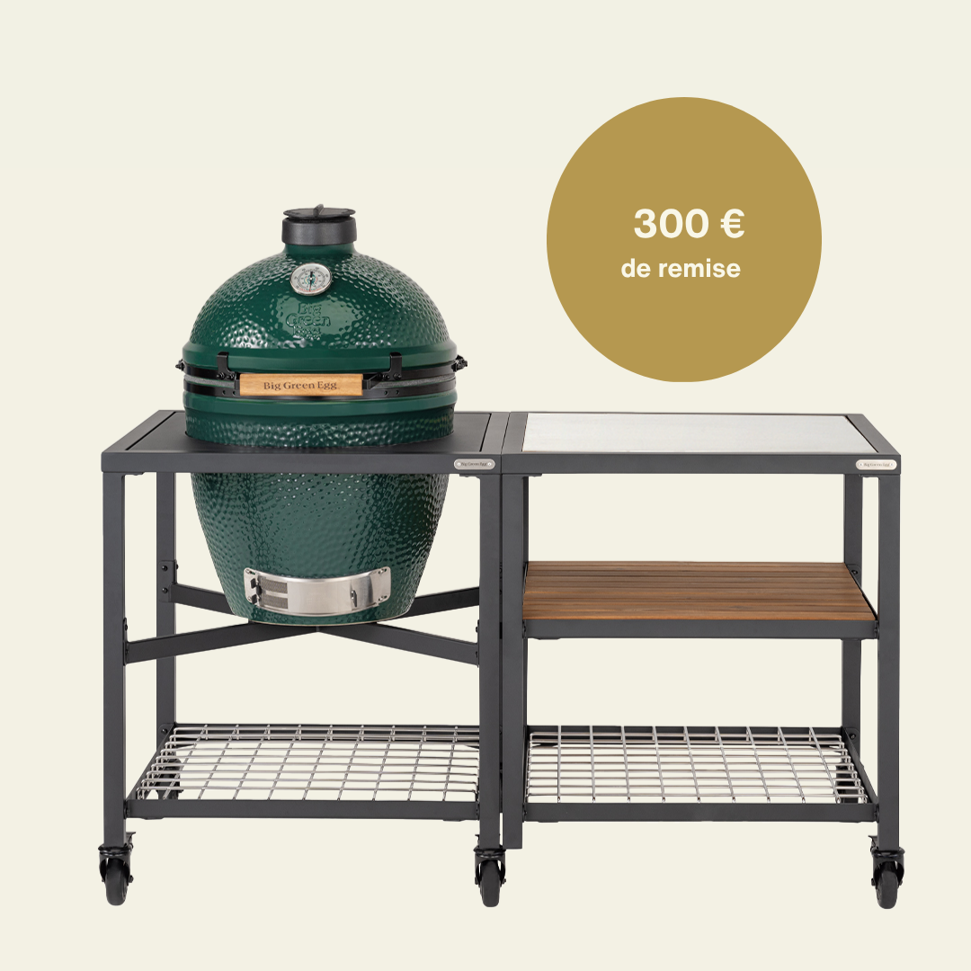 PROMO Big Green Egg LARGE table modulaire Deluxe