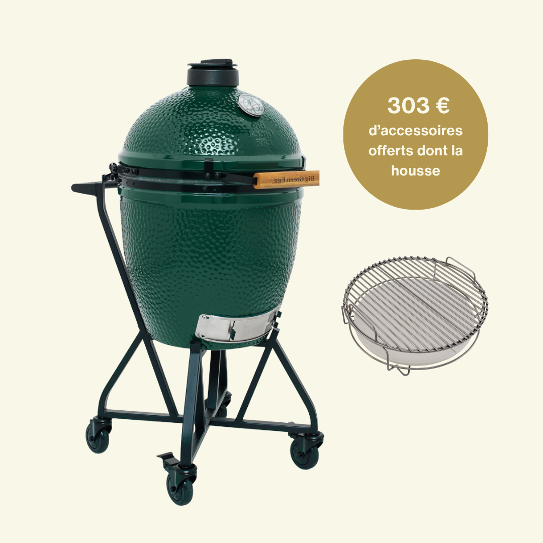 PROMO - Big Green Egg LARGE sur chariot