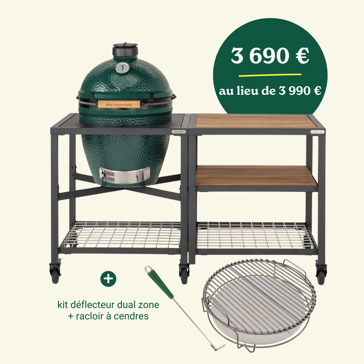 PROMO Big Green Egg LARGE modulaire