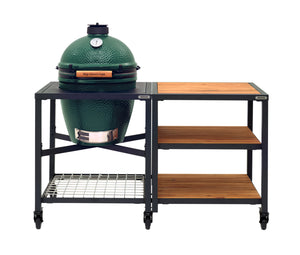 Pack Big Green Egg LARGE avec table modulaire et meuble d'extension