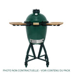 Pack Big Green Egg MEDIUM avec chariot + tablettes latérales