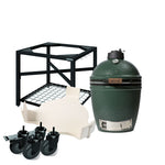 Pack Big Green Egg MEDIUM avec table modulaire et meuble placard